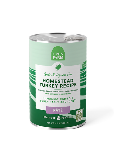 Open Farm Homestead Turkey Pate for Dogs