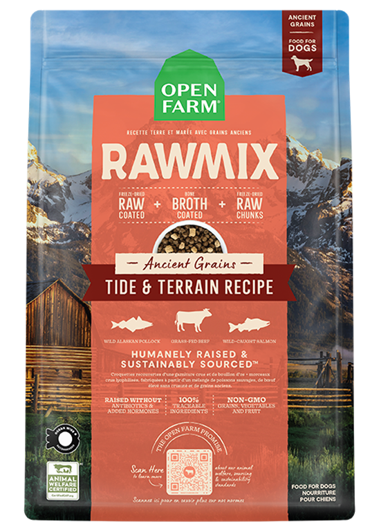 Open Farm RawMix Tide & Terrain Ancient Grains Dog Kibble