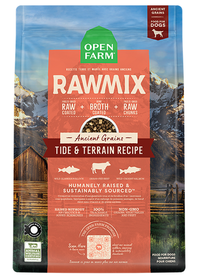 Open Farm RawMix Tide & Terrain Ancient Grains Dog Kibble
