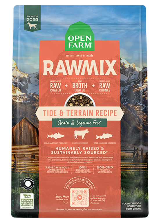 Open Farm RawMix Tide & Terrain Grain-Free Dog Kibble