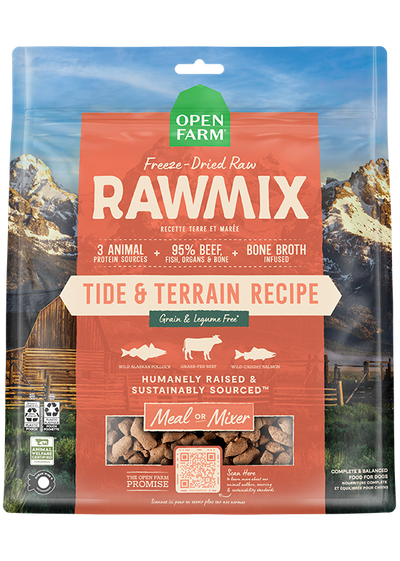 Open Farm RawMix Tide & Terrain Freeze Dried Raw Morsels for Dogs