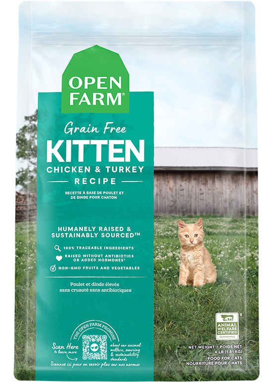 Open Farm Chicken & Turkey Grain-Free Kitten Kibble