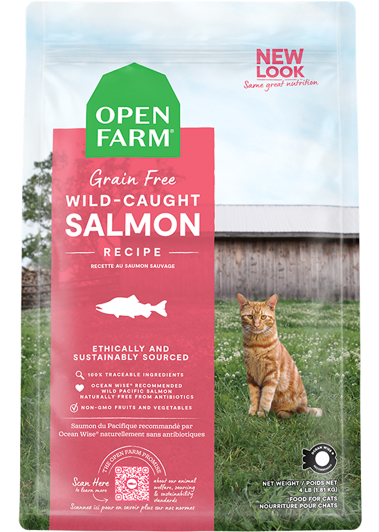 Open Farm Pet Wild-Caught Salmon Grain-Free Cat Kibble