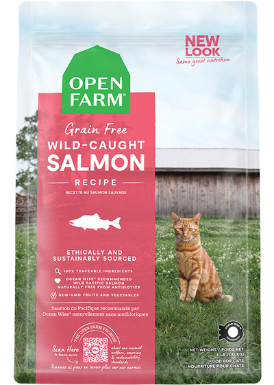 Open Farm Pet Wild-Caught Salmon Grain-Free Cat Kibble