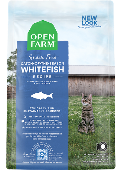 Open Farm Pet Whitefish Grain-Free Cat Kibble