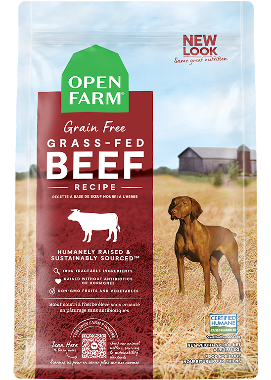 Open Farm Grass-Fed Beef Grain-Free Dog Kibble