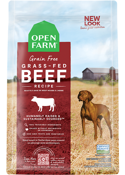 Open Farm Grass-Fed Beef Grain-Free Dog Kibble