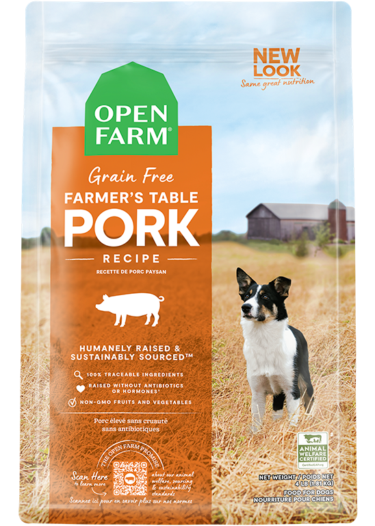 Open Farm Pet Farmer's Table Pork Grain-Free Dog Kibble