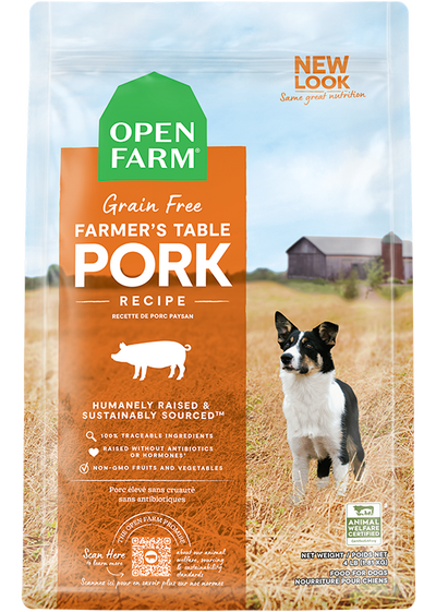 Open Farm Pet Farmer's Table Pork Grain-Free Dog Kibble