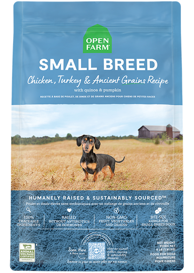 Open Farm Small Breed Ancient Grains Dog Kibble