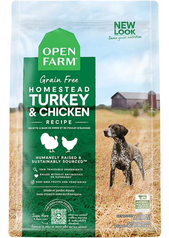 Open Farm Pet Homestead Turkey & Chicken Grain-Free Dog Kibble