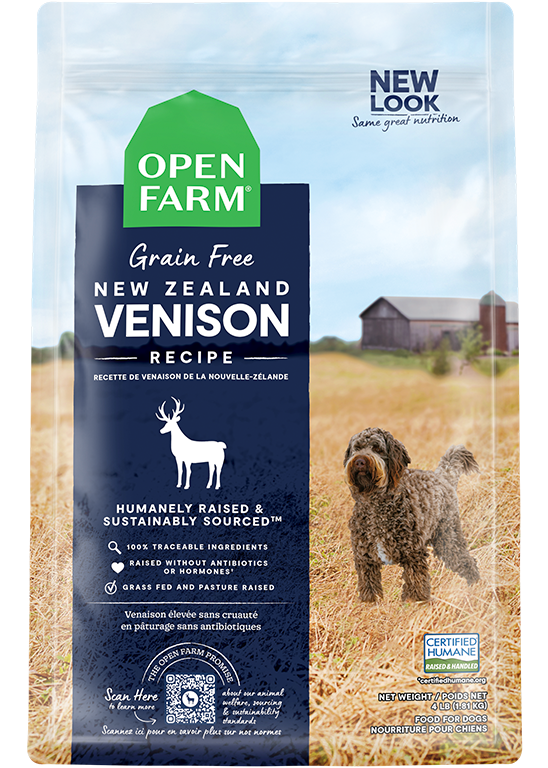 Open Farm New Zealand Venison Grain-Free Dog Kibble
