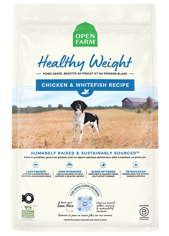 Open Farm Chicken & Whitefish Healthy Weight Dog Kibble