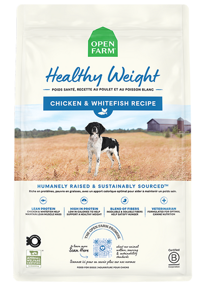 Open Farm Chicken & Whitefish Healthy Weight Dog Kibble