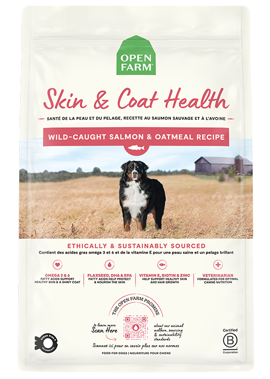 Open Farm Salmon & Oatmeal Skin & Coat Health Dog Kibble