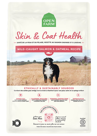 Open Farm Salmon & Oatmeal Skin & Coat Health Dog Kibble