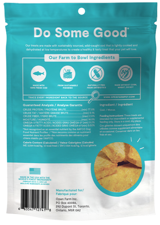 Open Farm Dehydrated Cod Fish Treats