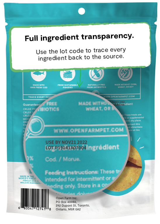 Open Farm Dehydrated Cod Fish Treats