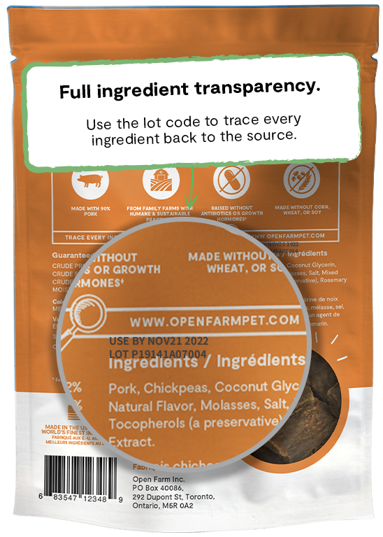 Open Farm Pet Dehydrated Pork Treats