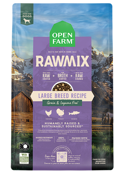 Open Farm RawMix Large Breed Grain-Free Dog Kibble