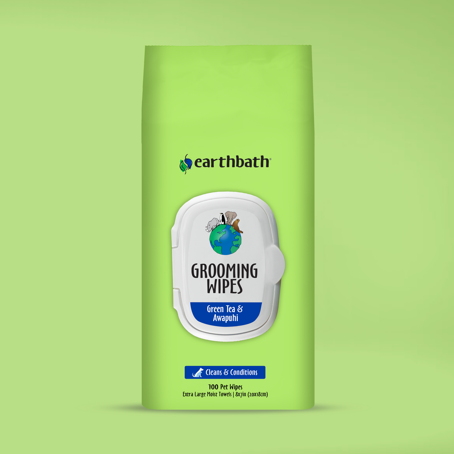 Grooming Wipes - Green Tea & Awapuhi