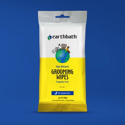 Hypoallergenic Grooming Wipes, 30 ct