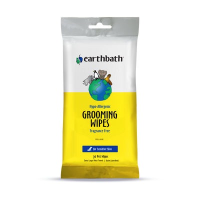 Hypoallergenic Grooming Wipes, 30 ct