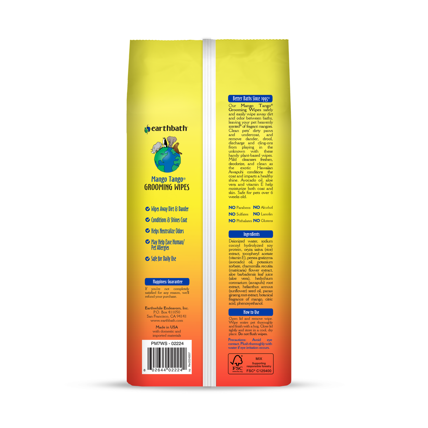 Grooming Wipes - Mango Tango®