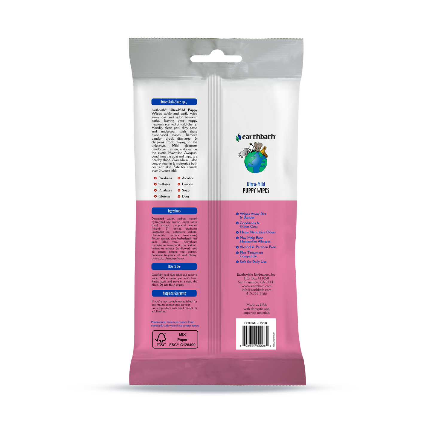 Puppy Wipes, 30 ct