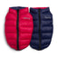 Red & Navy Pack N' Go Reversible Puffer