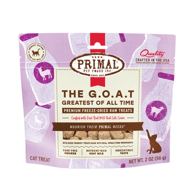 Primal Freeze-Dried Raw Cat Treats - The G.O.A.T.