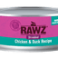 RAWZ® Shredded Chicken and Duck Recipe, Wet Cat Food