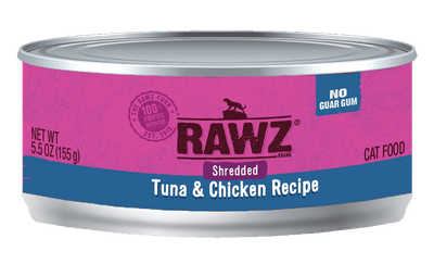 RAWZ® Shredded Tuna and Chicken Recipe, Wet Cat Food