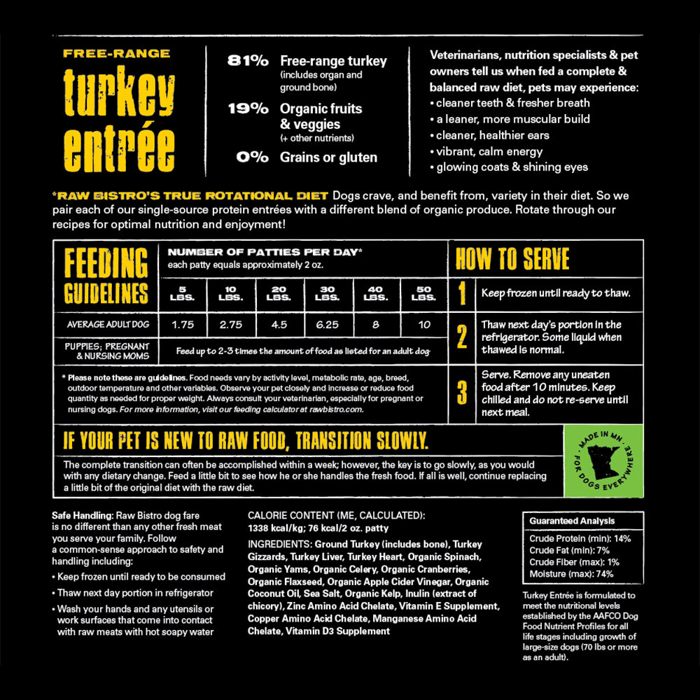 3 lb. Frozen Turkey Entree 6 Pack
