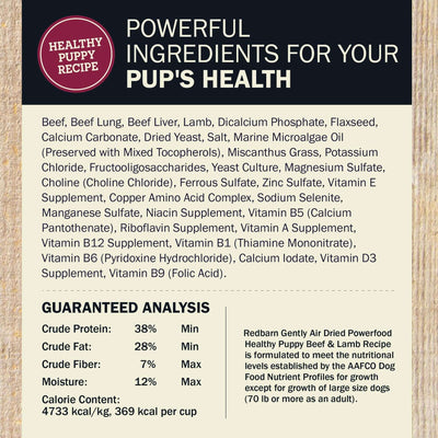 Air Dried Powerfood Healthy Puppy Beef & Lamb Recipe