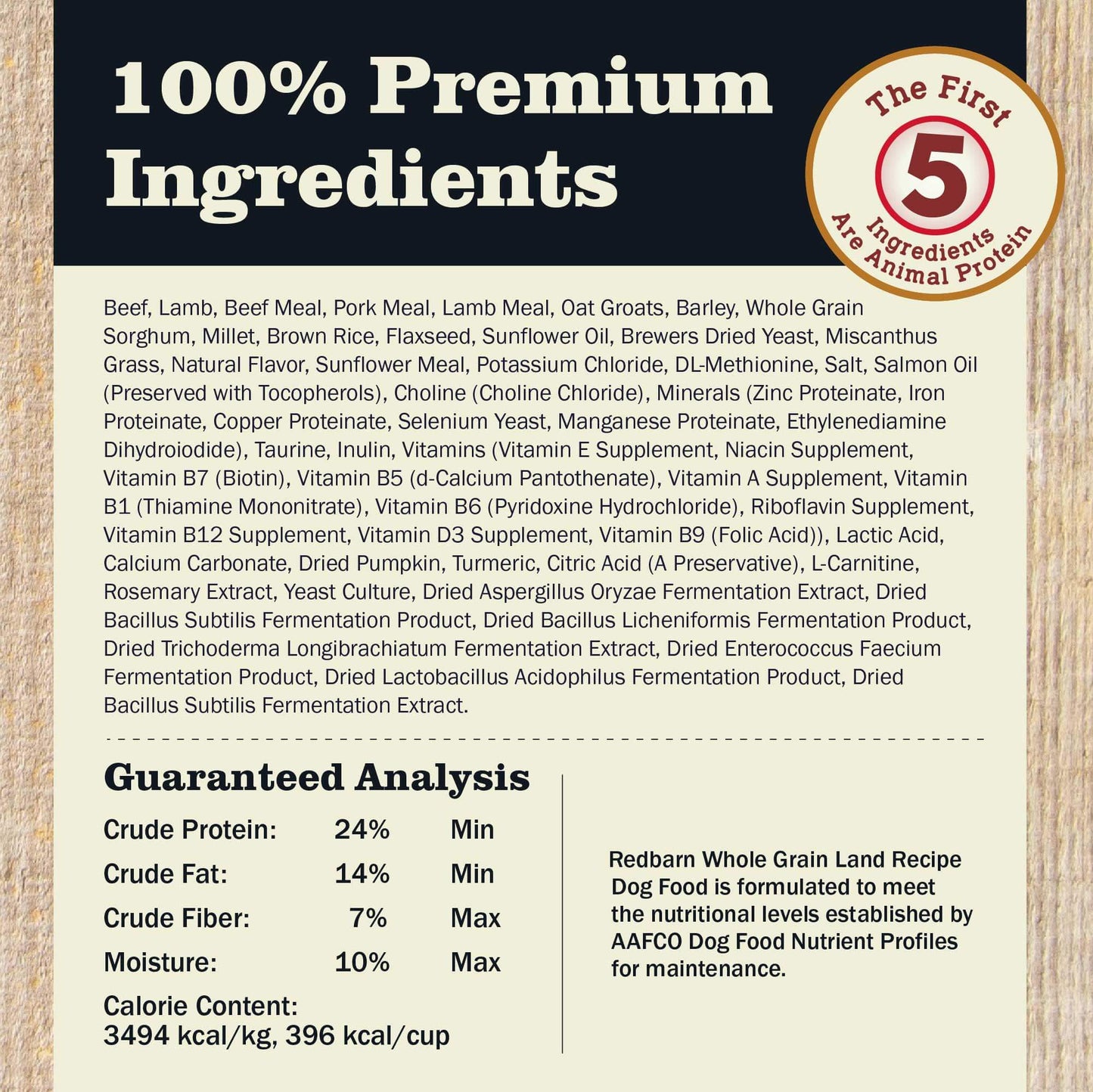 First-Five Kibble Whole Grain Land Recipe