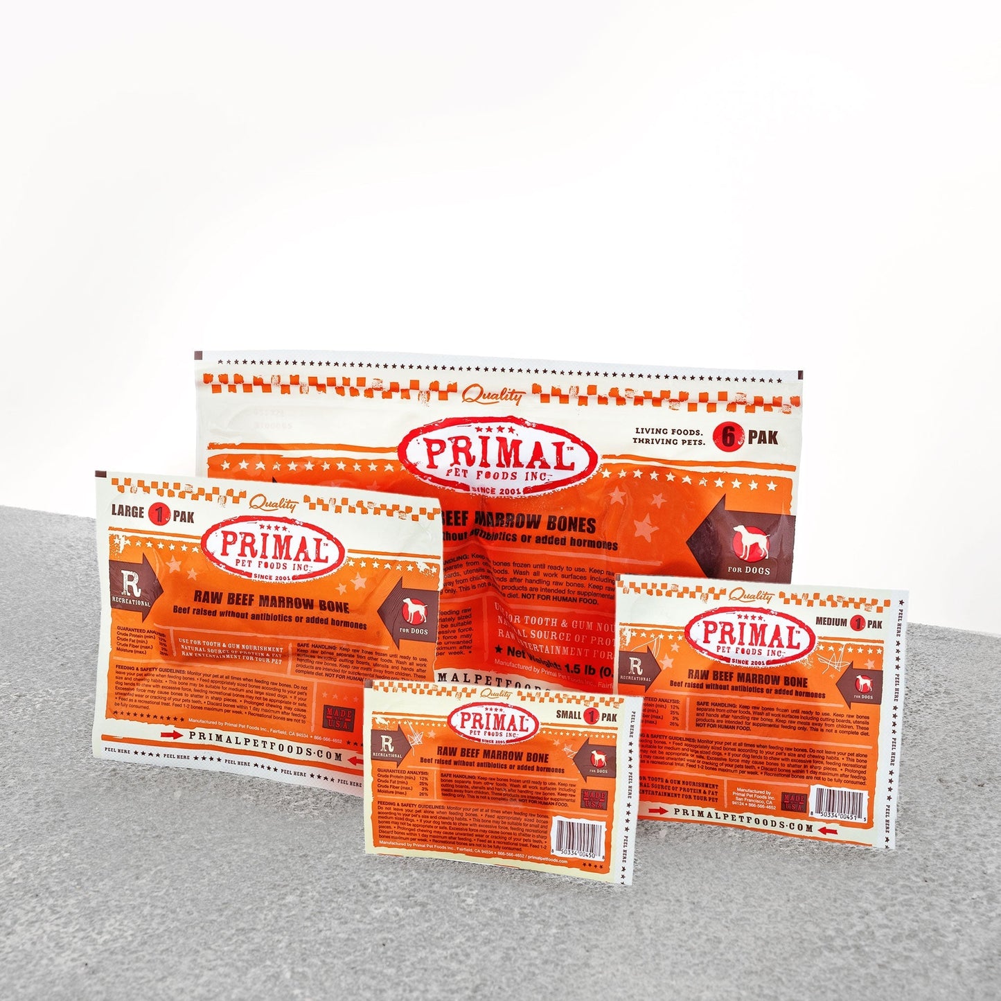 Primal Raw Recreational Bones for Dogs and Cats