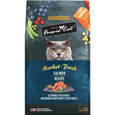 Fussie Cat Market Fresh Grain-Free Salmon Dry Cat Food
