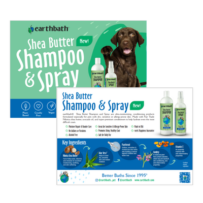 Shea Butter Shampoo & Spray Postcard
