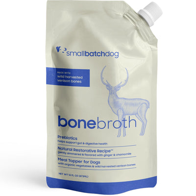SmallBatch Bone Broth Venison Dog Supplements