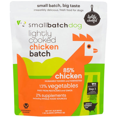 SmallBatch Lightly Cooked Chicken Dog Food