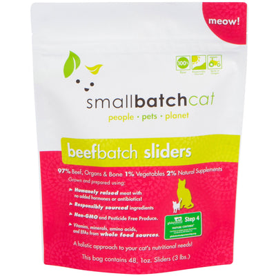 SmallBatch Raw Beef Cat Food