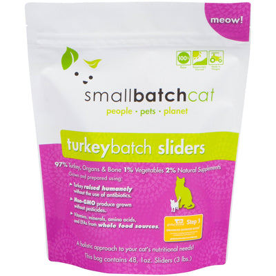SmallBatch Raw Cat Turkey 3 lbs