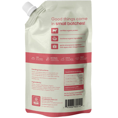SmallBatch Bone Broth Beef Dog Supplements