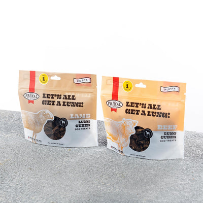 Primal Let__ All Get a Lung Dehydrated Dog Treats