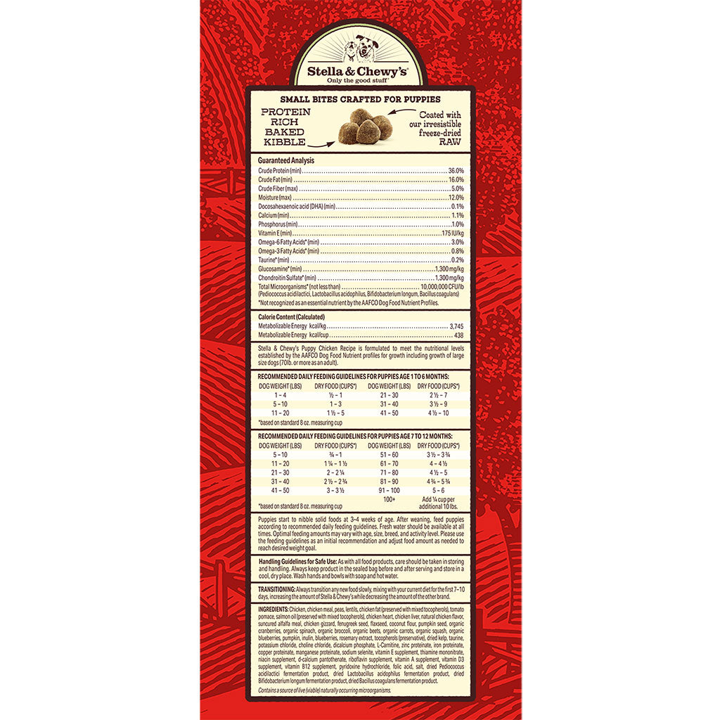 Cage-Free Chicken Raw Coated Kibble Puppy Dry Dog Food