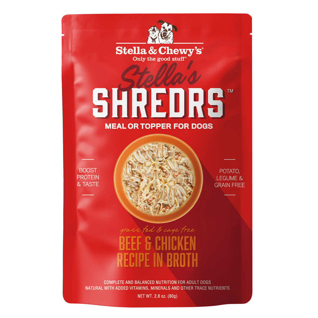 Stella's Shredrs Beef & Chicken Recipe in Broth