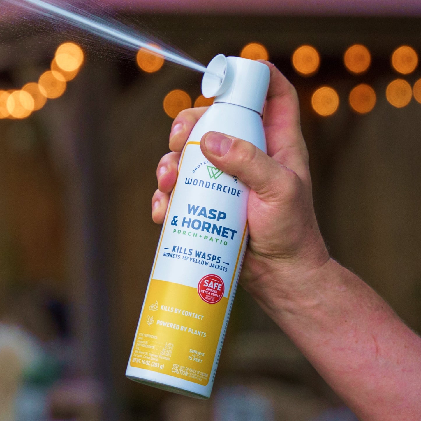 Wondercide Wasp & Hornet for Porch + Patio with Natural Essential Oils