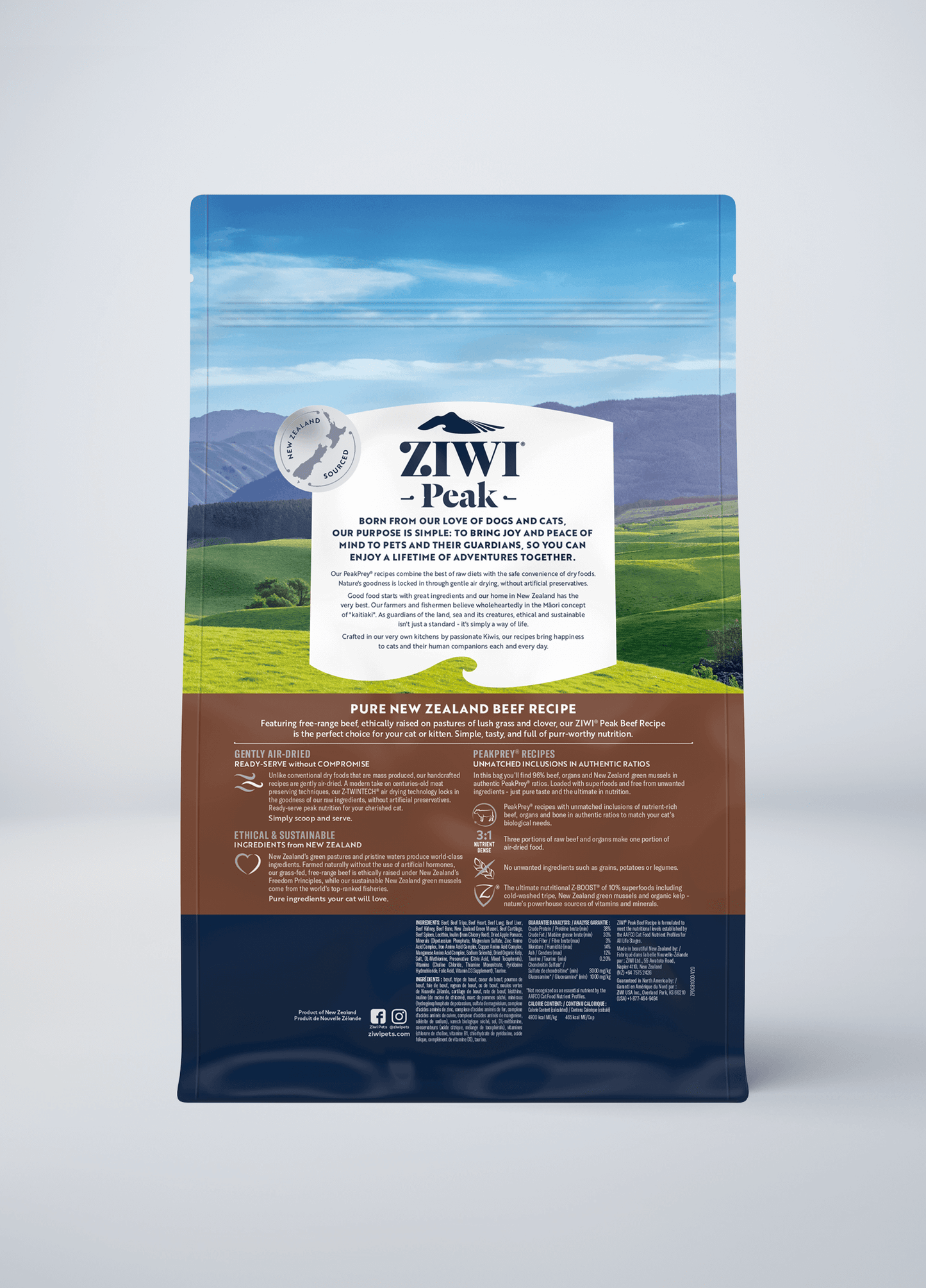 Ziwi Original Air-dried Beef Recipe for cats