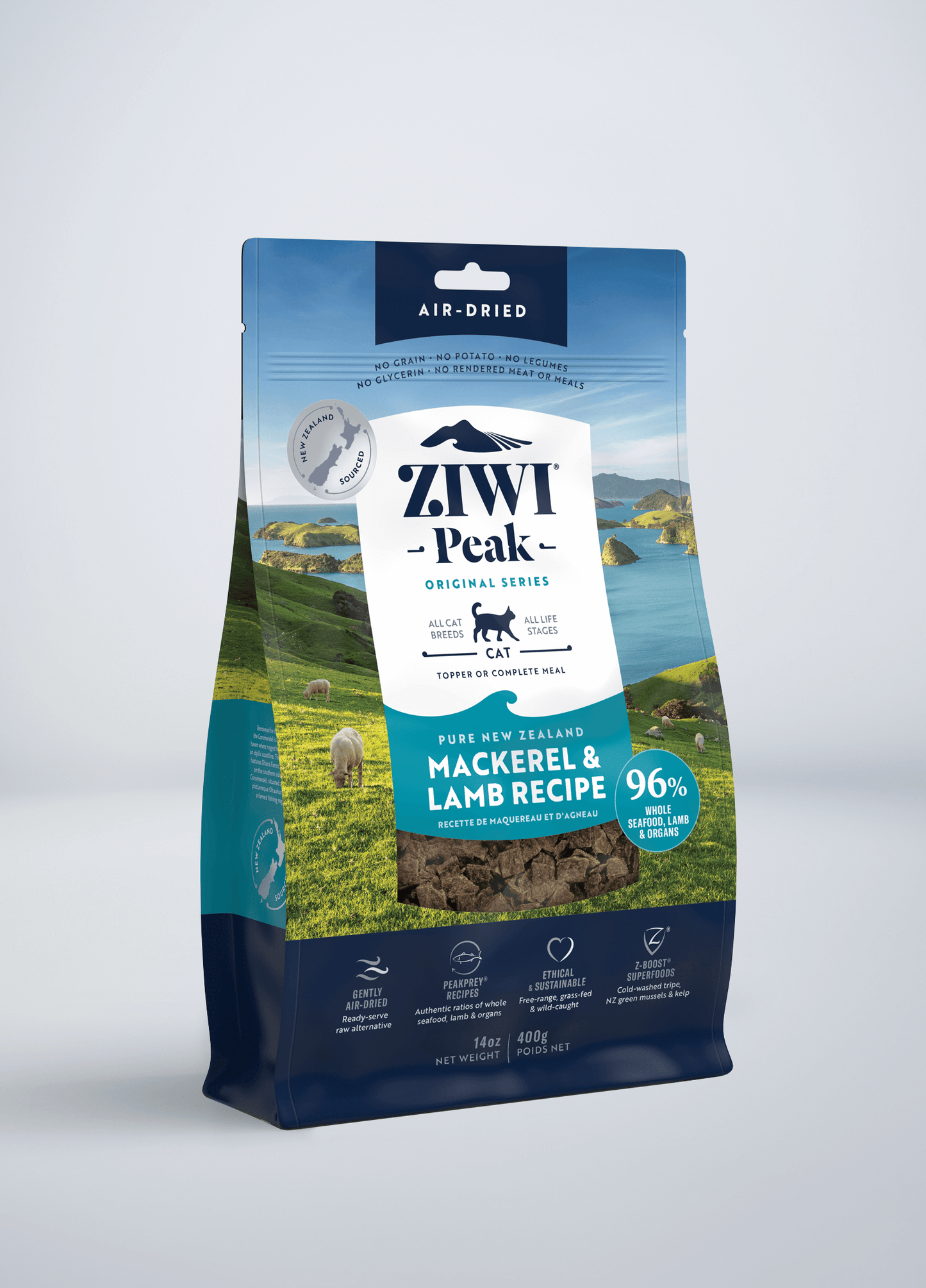 Ziwi Original Air-dried Mackerel & Lamb Recipe for cats